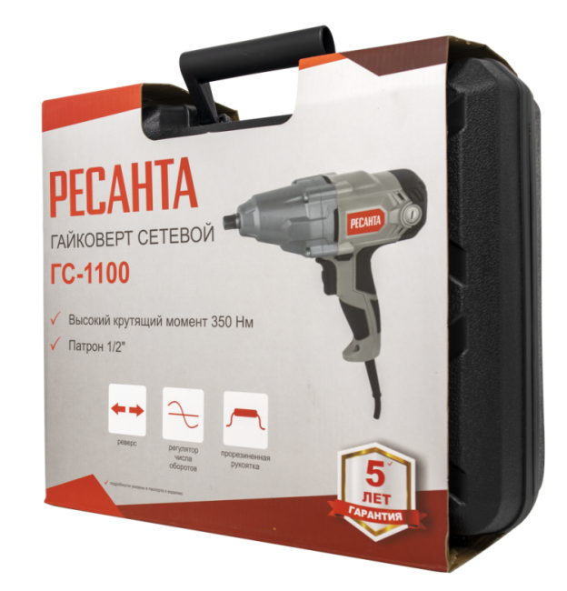 Гайковёрт сетевой Ресанта ГС-1100 в Красноярске