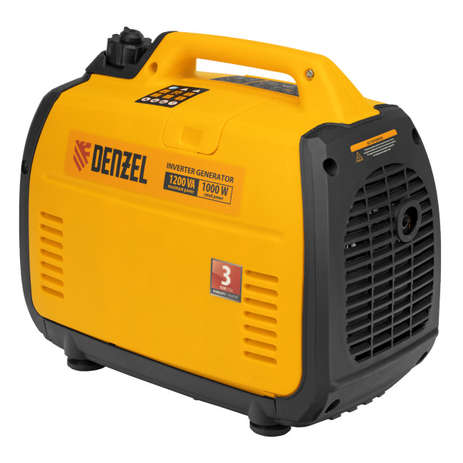Генератор инверторный GT-1200iS, 1.2 кВт, 230 В, бак 2.4 л, закрытый корпус, ручной старт Denzel в Красноярске