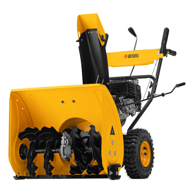 Бензиновая снегоуборочная машина SBM 610, 212 cc, ручной старт, фара Denzel в Красноярске