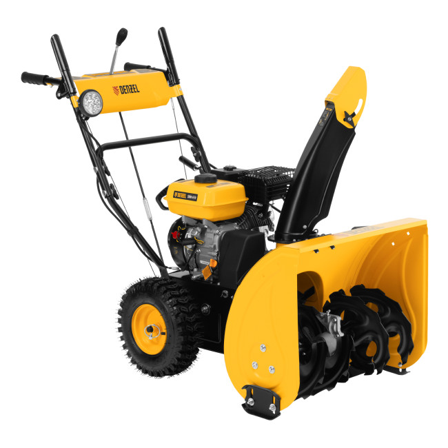 Бензиновая снегоуборочная машина SBM 610, 212 cc, ручной старт, фара Denzel в Красноярске Бензиновая снегоуборочная машина SBM 610, 212 cc, ручной старт, фара Denzel в Красноярске