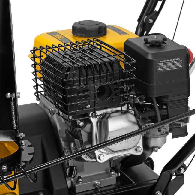 Бензиновая снегоуборочная машина SBM 610, 212 cc, ручной старт, фара Denzel в Красноярске Бензиновая снегоуборочная машина SBM 610, 212 cc, ручной старт, фара Denzel в Красноярске