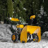 Бензиновая снегоуборочная машина SBM 610, 212 cc, ручной старт, фара Denzel в Красноярске