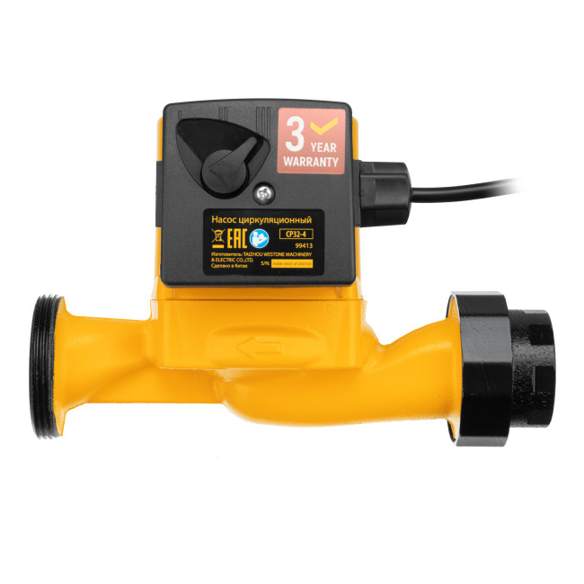 Циркуляционный насос CP32-4, напор 4 м, 50 л/мин, 1 м кабель, монт. длина 180 мм Denzel в Красноярске