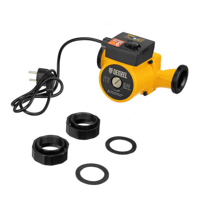 Циркуляционный насос CP32-4, напор 4 м, 50 л/мин, 1 м кабель, монт. длина 180 мм Denzel в Красноярске