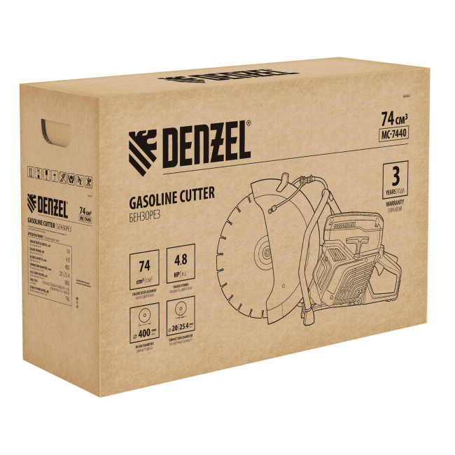 Бензорез МС-7440, 74 см3, диаметр диска 400 мм DENZEL в Красноярске Бензорез МС-7440, 74 см3, диаметр диска 400 мм DENZEL в Красноярске