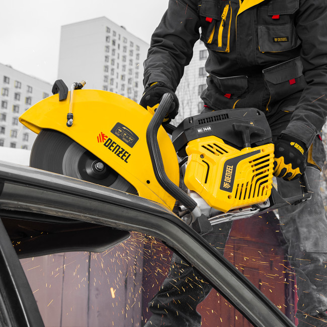 Бензорез МС-7440, 74 см3, диаметр диска 400 мм DENZEL в Красноярске Бензорез МС-7440, 74 см3, диаметр диска 400 мм DENZEL в Красноярске