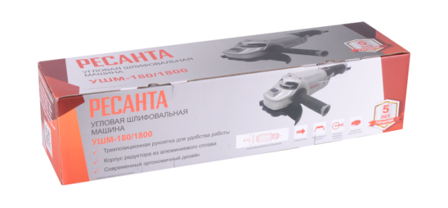 Углошлифовальная машина УШМ-180/1800 Ресанта в Красноярске