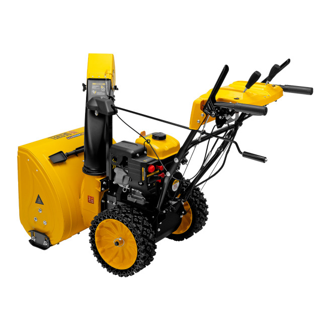 Бензиновая снегоуборочная машина SBM 610S PRO, 212 cc, электростартер, фара, обогрев Denzel в Красноярске Бензиновая снегоуборочная машина SBM 610S PRO, 212 cc, электростартер, фара, обогрев Denzel в Красноярске