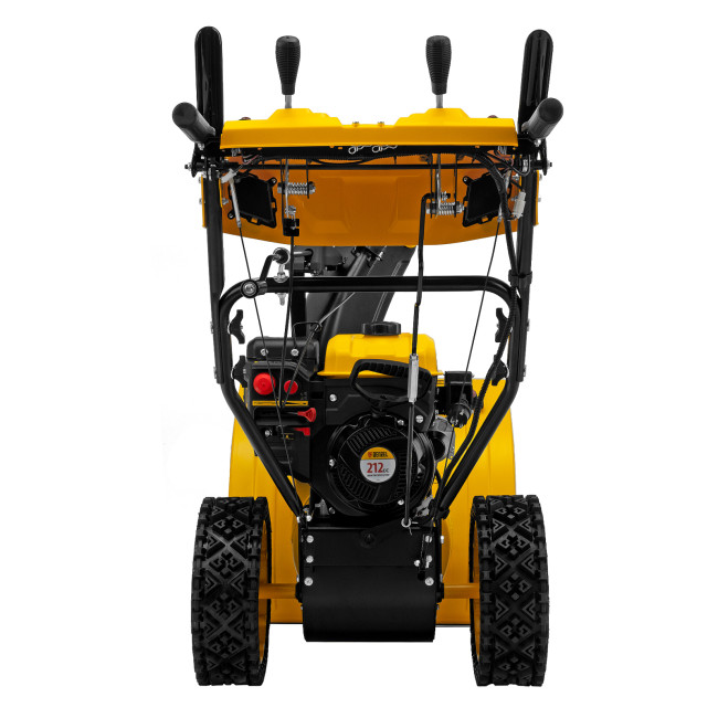 Бензиновая снегоуборочная машина SBM 610S PRO, 212 cc, электростартер, фара, обогрев Denzel в Красноярске Бензиновая снегоуборочная машина SBM 610S PRO, 212 cc, электростартер, фара, обогрев Denzel в Красноярске