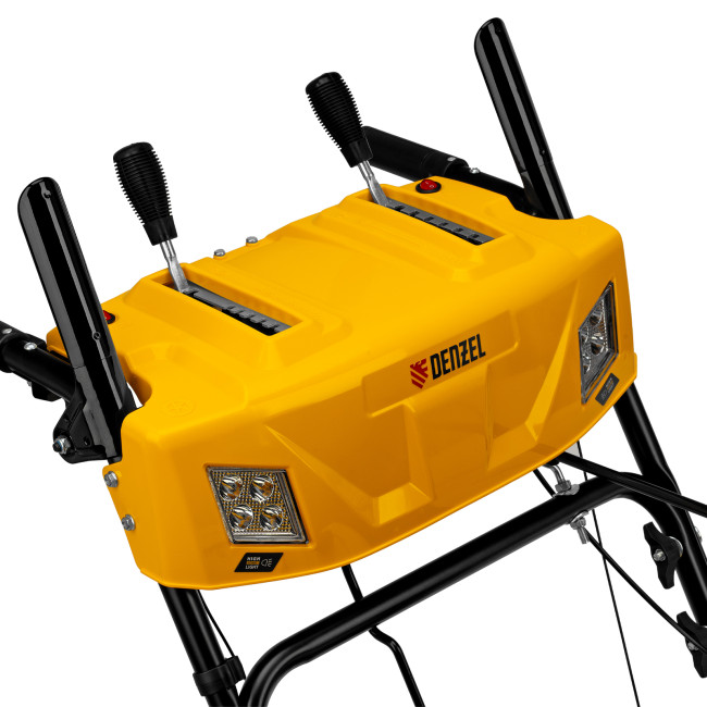 Бензиновая снегоуборочная машина SBM 610S PRO, 212 cc, электростартер, фара, обогрев Denzel в Красноярске Бензиновая снегоуборочная машина SBM 610S PRO, 212 cc, электростартер, фара, обогрев Denzel в Красноярске