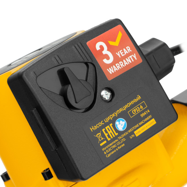 Циркуляционный насос CP32-6, напор 6 м, 70 л/мин, 1 м кабель, монт. длина 180 мм Denzel в Красноярске