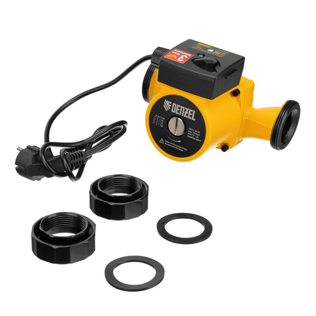 Циркуляционный насос CP32-6, напор 6 м, 70 л/мин, 1 м кабель, монт. длина 180 мм Denzel в Красноярске