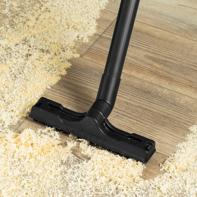 Пылесос строительный RVC30, 1400 Вт, бак 30 л, шланг 3 м, розетка с автосинхр. Denzel в Красноярске