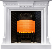 Каминокомплект Chelsea - Белый (Ширина 1080см) с очагом Cassette 400 LNH-INT PS (без дров) Каминокомплект Chelsea - Белый (Ширина 1080см) с очагом Cassette 400 LNH-INT PS (без дров)