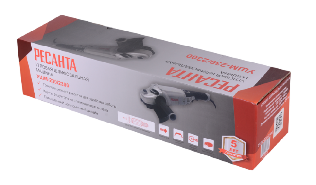 Углошлифовальная машина УШМ-230/2300 Ресанта в Красноярске