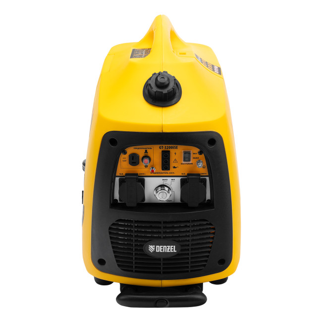 Генератор инверторный GT-3200iSE, 3.2 кВт, 230 В, бак 6 л, закрытый корпус, электростартер Denzel в Красноярске Генератор инверторный GT-3200iSE, 3.2 кВт, 230 В, бак 6 л, закрытый корпус, электростартер Denzel в Красноярске