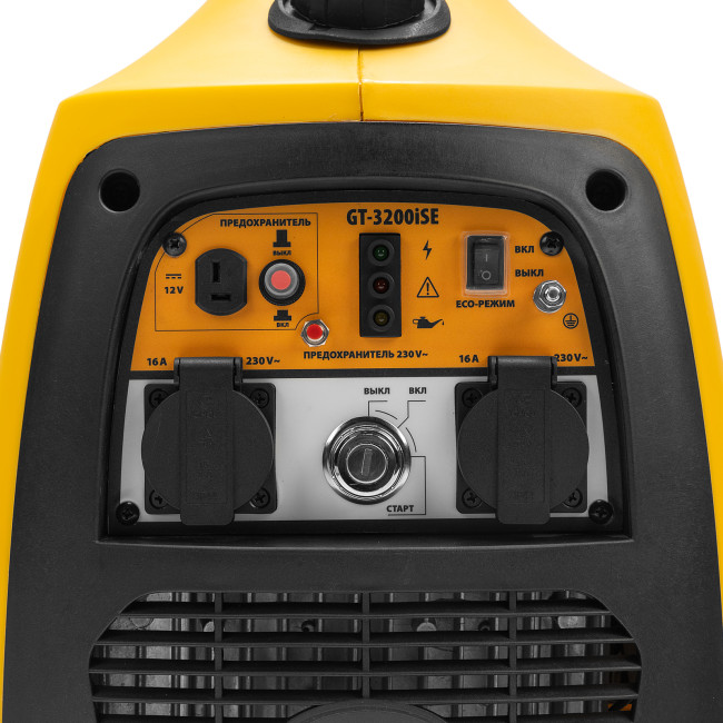 Генератор инверторный GT-3200iSE, 3.2 кВт, 230 В, бак 6 л, закрытый корпус, электростартер Denzel в Красноярске Генератор инверторный GT-3200iSE, 3.2 кВт, 230 В, бак 6 л, закрытый корпус, электростартер Denzel в Красноярске