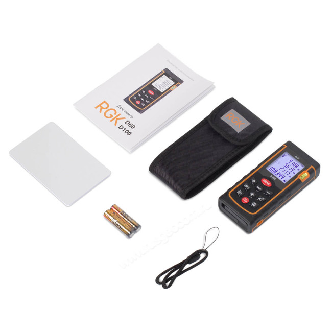 Лазерный дальномер RGK D100 (с поверкой) в Красноярске