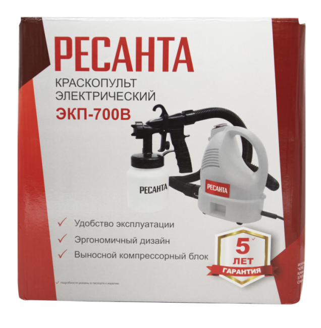 Краскопульт электрический Ресанта ЭКП-700В в Красноярске