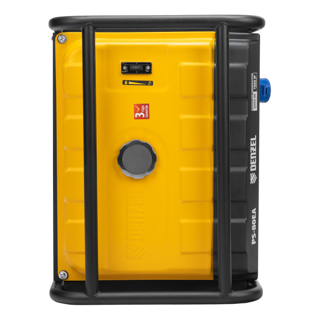 Генератор бензиновый PS 80 EA, 8.0 кВт, 230 В, 25 л, коннектор автоматики, электростартер Denzel в Красноярске