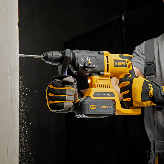 Перфоратор аккумуляторный BLRH-IB-26-0 Li-Ion, 18 В Denzel в Красноярске