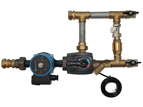 Смесительные узлы для водяных калориферов с байпасом и без гибких подводок в Красноярске