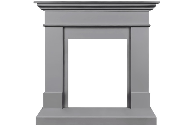 Каминокомплект California STD CRM (Разборный) - Санд грей с очагом Fobos FX Brass в Красноярске