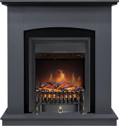 Каминокомплект Barcelona SFT (Разборный) - Серый графит с очагом Fobos FX Black