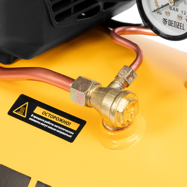 Компрессор воздушный DK1800/50, Х-PRO 1.8 кВт, 280л/мин, 50л Denzel в Красноярске