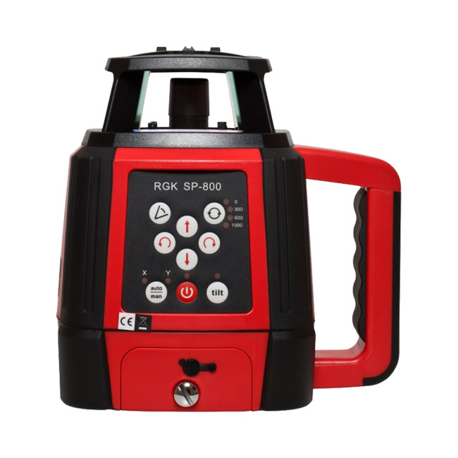 Комплект: ротационный нивелир RGK SP-800 + штатив RGK SH-170 рейка RGK LR-2 в Красноярске