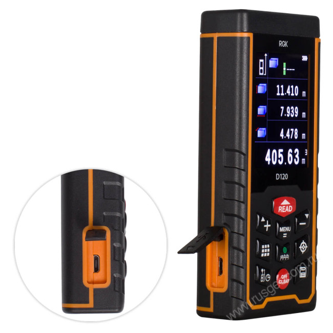 Лазерный дальномер с видоискателем RGK D120 (с поверкой) в Красноярске