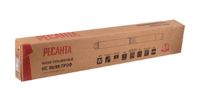 Скважинный насос Ресанта НС 50/85 Проф (d.75 mm, кабель 50 м) в Красноярске Скважинный насос Ресанта НС 50/85 Проф (d.75 mm, кабель 50 м) в Красноярске