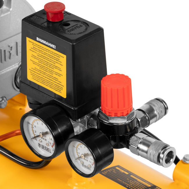 Компрессор воздушный DKV2200/100, Х-PRO 2.2 кВт, 400 л/мин, 100л Denzel в Красноярске