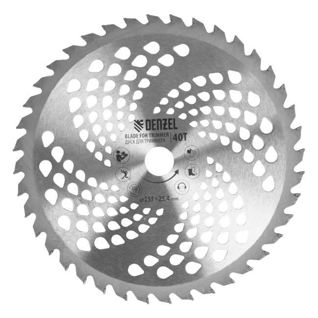 Триммер бензиновый DT-52E, 52 см3, неразъемная штанга, электростартер, состоит из 2 частей Denzel в Красноярске