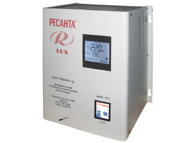 Стабилизатор напряжения серии LUX РЕСАНТА АСН-10000Н/1-Ц в Красноярске