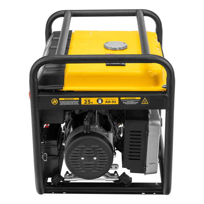 Генератор бензиновый PS 80 E-3, 6.6 кВт, 400 В, 25 л, электростартер Denzel в Красноярске