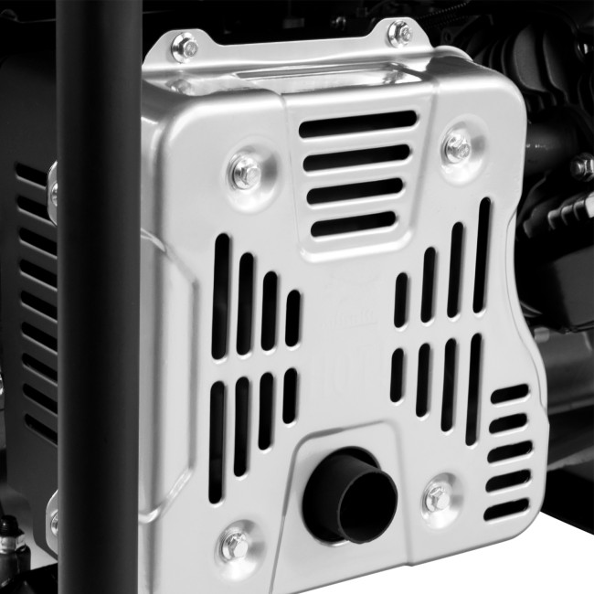 Генератор бензиновый PS 80 E-3, 6.6 кВт, 400 В, 25 л, электростартер Denzel в Красноярске