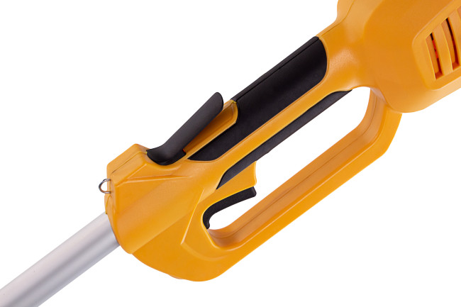 Триммер электрический TE-1220, 1200 Вт, 380 мм, катушка, диск, разборная штанга Denzel в Красноярске