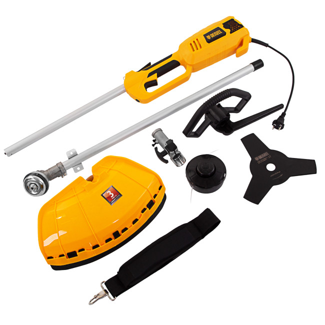 Триммер электрический TE-1220, 1200 Вт, 380 мм, катушка, диск, разборная штанга Denzel в Красноярске Триммер электрический TE-1220, 1200 Вт, 380 мм, катушка, диск, разборная штанга Denzel в Красноярске