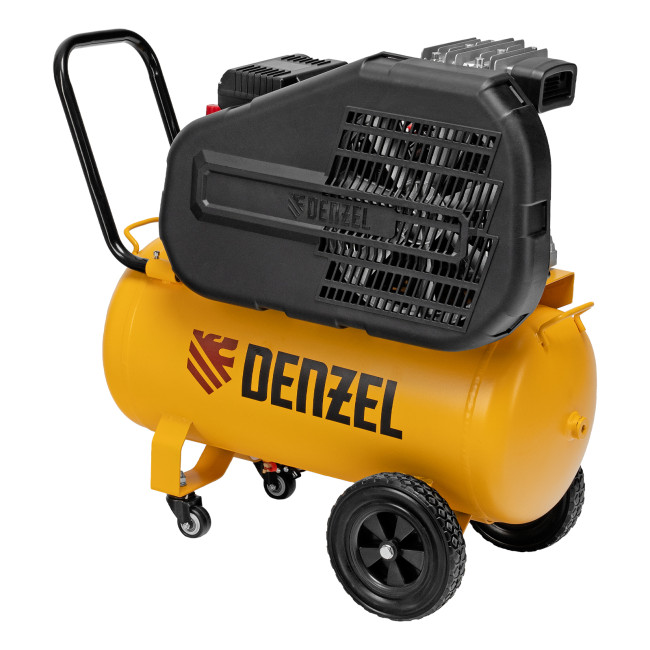 Компрессор воздушный рем. привод BCI 2100/50, 2,1 кВт, 50 литров, 400 л/мин Denzel в Красноярске