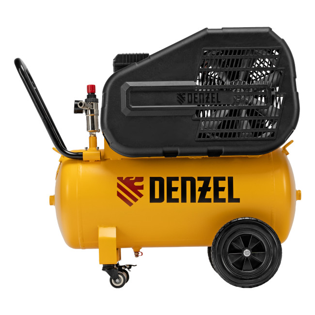 Компрессор воздушный рем. привод BCI 2100/50, 2,1 кВт, 50 литров, 400 л/мин Denzel в Красноярске