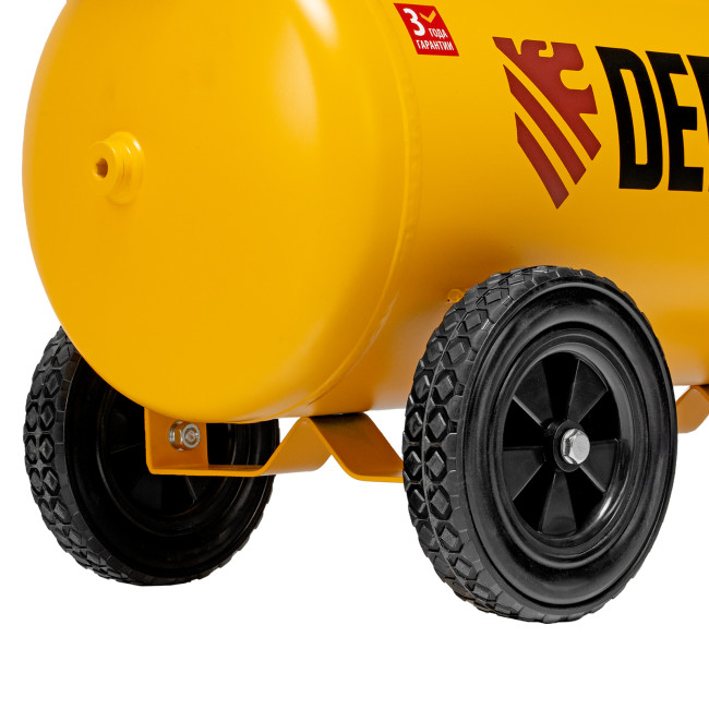 Компрессор воздушный рем. привод BCI 2100/50, 2,1 кВт, 50 литров, 400 л/мин Denzel в Красноярске