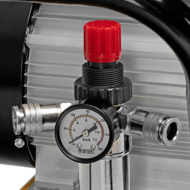 Компрессор воздушный рем. привод BCI 2100/50, 2,1 кВт, 50 литров, 400 л/мин Denzel в Красноярске