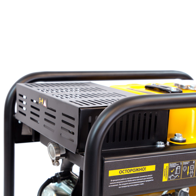 Генератор инверторный GT-2500iF, 2.5 кВт, 230 В, бак 5 л, открытый корпус, ручной старт Denzel в Красноярске