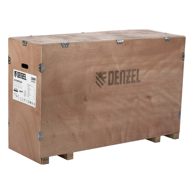 Компрессор воздушный BCV2300/100, ременный привод, 2.3 кВт, 100 литров, 440 л/мин Denzel в Красноярске
