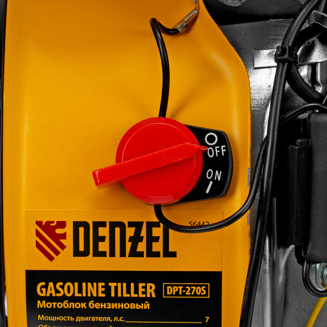 Мотоблок DPT-270S, 7 л.с., ремен.сцеп, фрез 3х4, ШОМ, передачи 2В/1Н Denzel в Красноярске Мотоблок DPT-270S, 7 л.с., ремен.сцеп, фрез 3х4, ШОМ, передачи 2В/1Н Denzel в Красноярске
