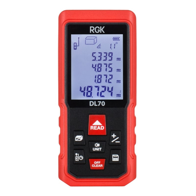 Лазерный дальномер RGK DL70 (с поверкой) в Красноярске