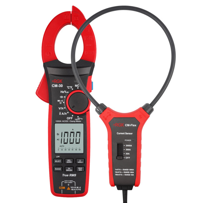 Токоизмерительные клещи RGK CM-30 + Токовый датчик RGK CM-Flex в Красноярске