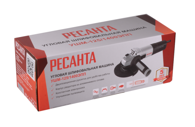 Углошлифовальная машина Ресанта УШМ-125/1400 ЭПП в Красноярске