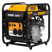 Генератор инверторный GT-3500iF, 3.5 кВт, 230 В, бак 5 л, открытый корпус, ручной старт Denzel Генератор инверторный GT-3500iF, 3.5 кВт, 230 В, бак 5 л, открытый корпус, ручной старт Denzel